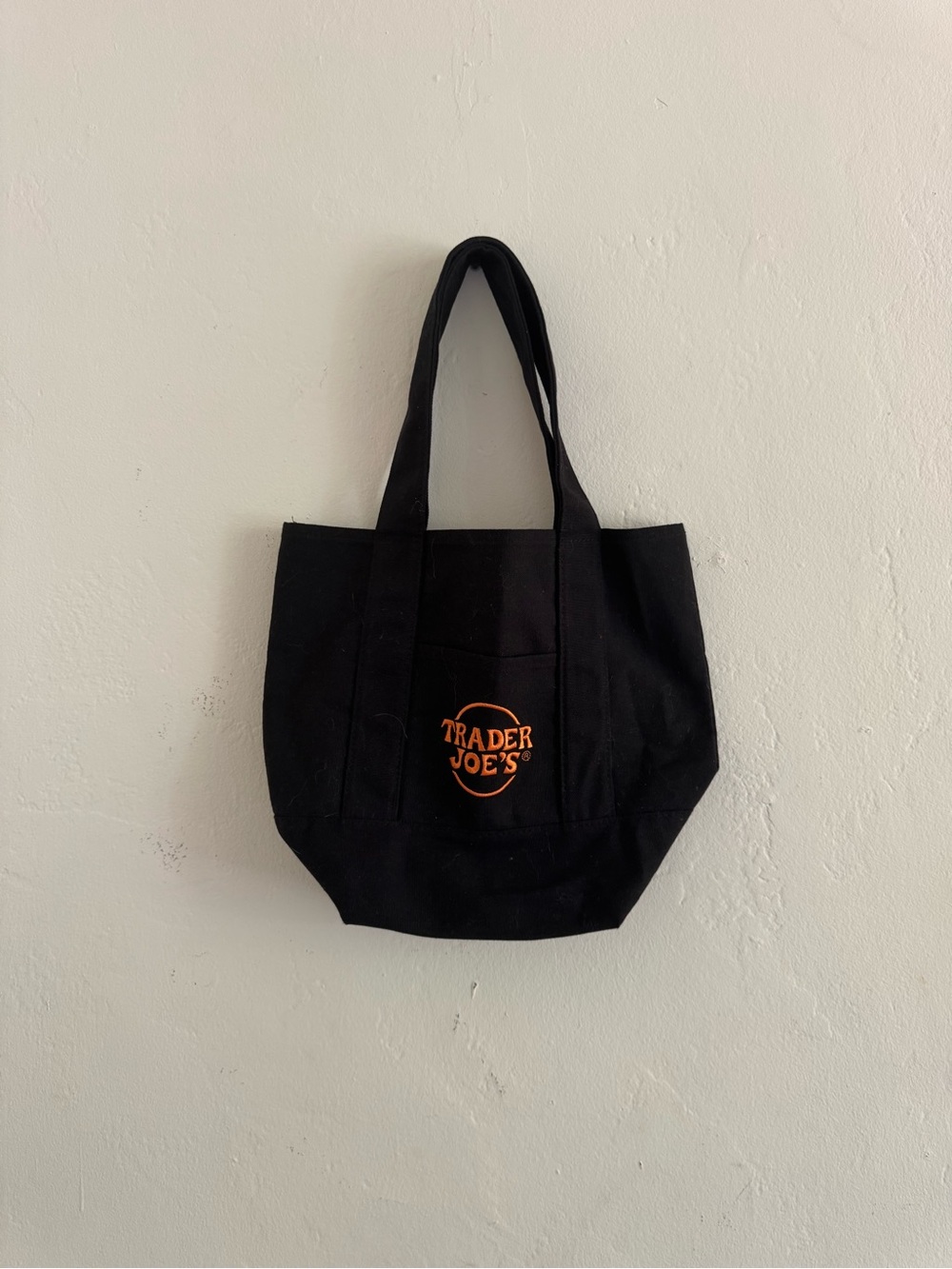 Trader Joe’s Black Canvas Mini Tote